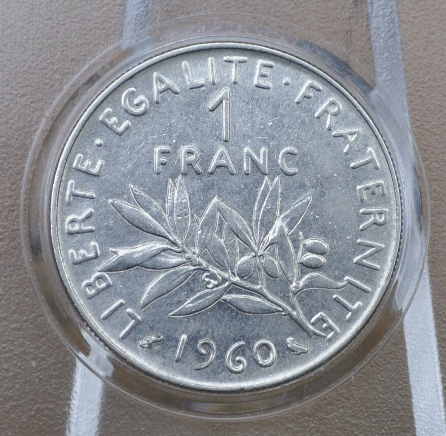 1960 France 1 Franc Coin