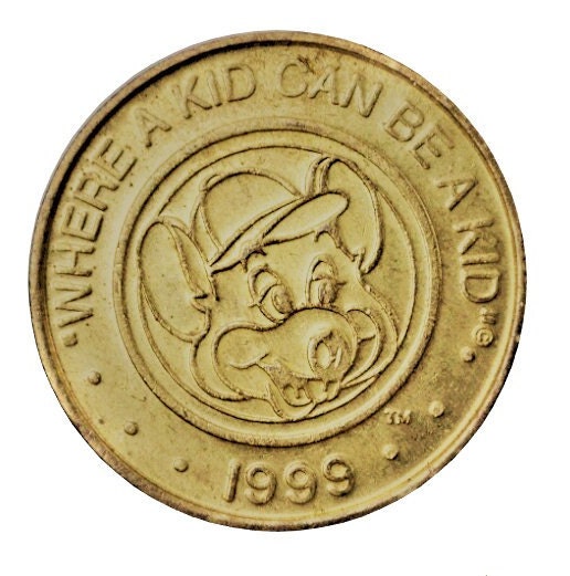 Chuck E. Cheese Tokens - 1980 to 2O13 - Retro Coin - ChuckECheese Token - Vintage Arcade Token - Where a Kid can be a Kid