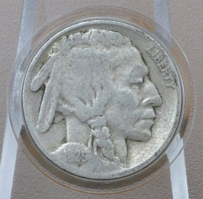 1925 Buffalo Nickel - Choose by Grade - Vintage US Coin - Buffalo Nickels - 1925 US 1925 Indian Head Nickel 1925