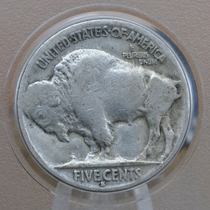 1930-S Buffalo Nickel - G-VF (Good to Very Fine) Grade - Excellent Date - San Francisco Mint - 1930 S Nickel Indian Head Nickel 1930 S