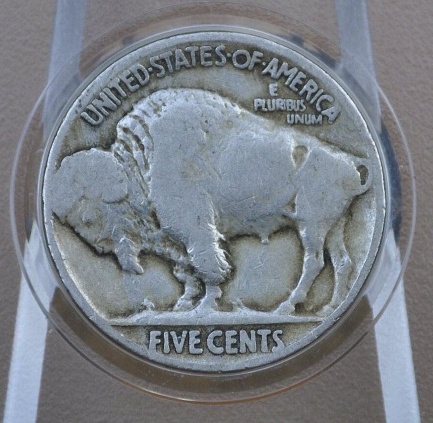 1924 Buffalo Nickel - VG to XF (Very good to Extremely Fine) Grade; Choose by Grade - Philadelphia Mint - 1924 P Nickel Indian Head 1924