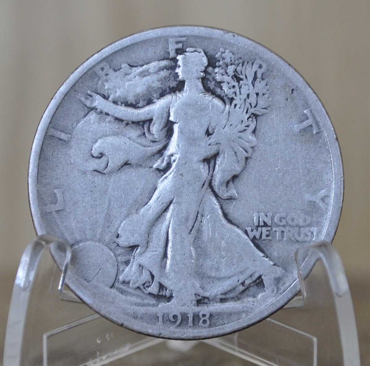 1918 PDS 1918 Walking Liberty Half Dollar PDS - Choose by Mint & Grade -1918 P Half Dollar, 1918 D Half Dollar, 1918 S Half Dollar -1918 WLH