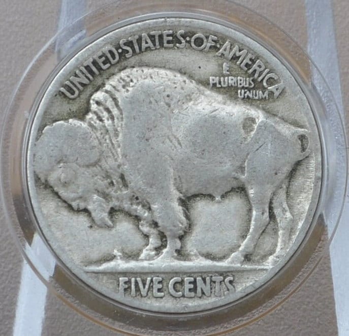 1925 Buffalo Nickel - G-VF (Good to Very Fine), Choose by Grade - Vintage US Coin - Buffalo Nickels - 1925 US 1925 Indian Head Nickel 1925
