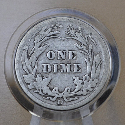 1914 Barber Silver Dime - Choose by Mint & Grade - Philadelphia / Denver Mints - 1914 P Barber Dime Liberty Head Dime 1914 P and D