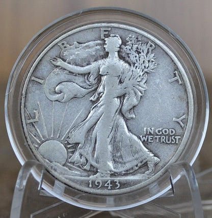 1943 S Walking Liberty Half Dollar - Choose by Grade - 1943 S Half Dollar - WWII Era Half Dollar - 1943 S Silver Half Dollar
