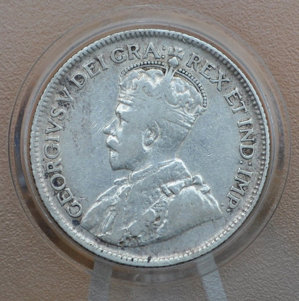 1918-1936 Canadian Silver Quarters - King George V - 92.5% Silver Quarters, Choose by Date - Canadian Coin Collection - Old Canada 25 Cents
