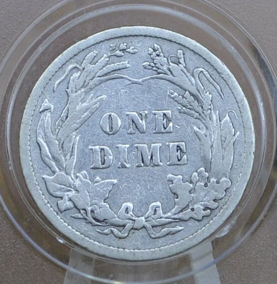 1909 Barber Silver Dime - Choose by Grade / Condition - 1909 P Silver Dime 1909P