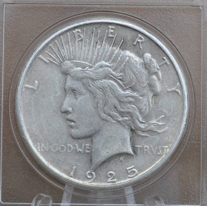 1925-S Peace Silver Dollar - Choose by Grade, VF-XF (Very to Extremely Fine) - San Francisco Mint - 1925 S Peace Dollar 1925 Silver Dollar