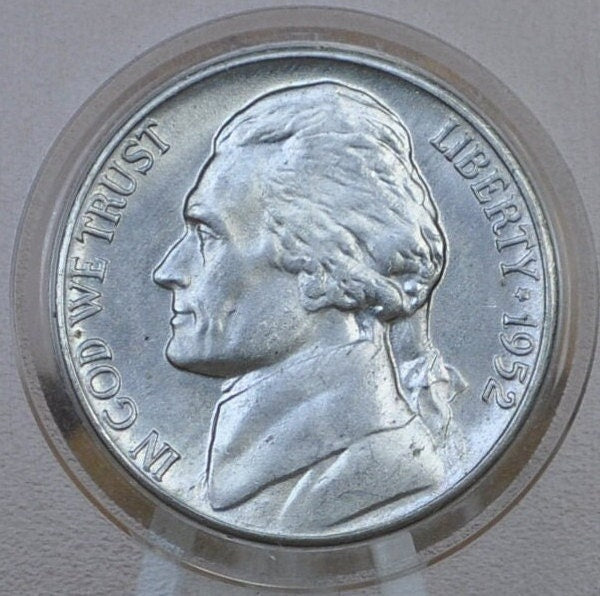 1952 Jefferson Nickel - Choose by Grade - Philadelphia Mint - 1952 P Nickel Jefferson 1952P