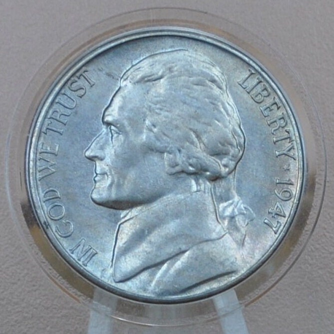 1947 PDS Jefferson Nickels - P,D,S - Choose by Mint Mark and Grade - 1947 S Jefferson Nickel 1947 D Jefferson Nickel 1947 P