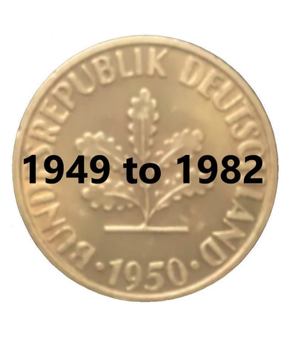 10 Pfennig - Germany Federal Republic - 1949 to 1982 - Select Year(s) & Quantity