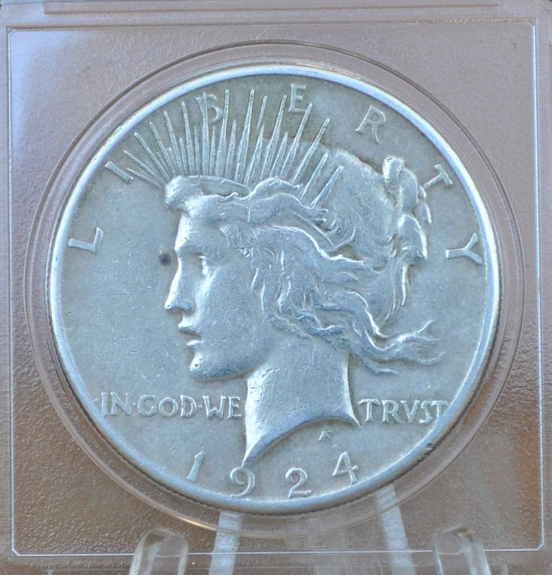 1924-S Peace Silver Dollar - Choose by Grade - 1924 S Silver Dollar - Lower Mintage - 1924S Silver Dollar Peace -San Francisco Mint