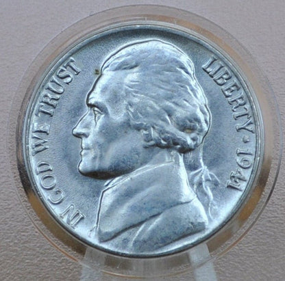 1941 PDS Jefferson Nickels - P,D,S - Choose by Mint Mark and Grade - 1941 S Jefferson Nickel 1941 D Jefferson Nickel 1941 P