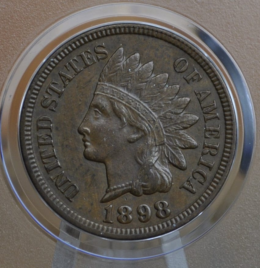 1898 Indian Head Penny - Choose by Grade / Condition - 1898 Indian Head Cent - 1898 Cent