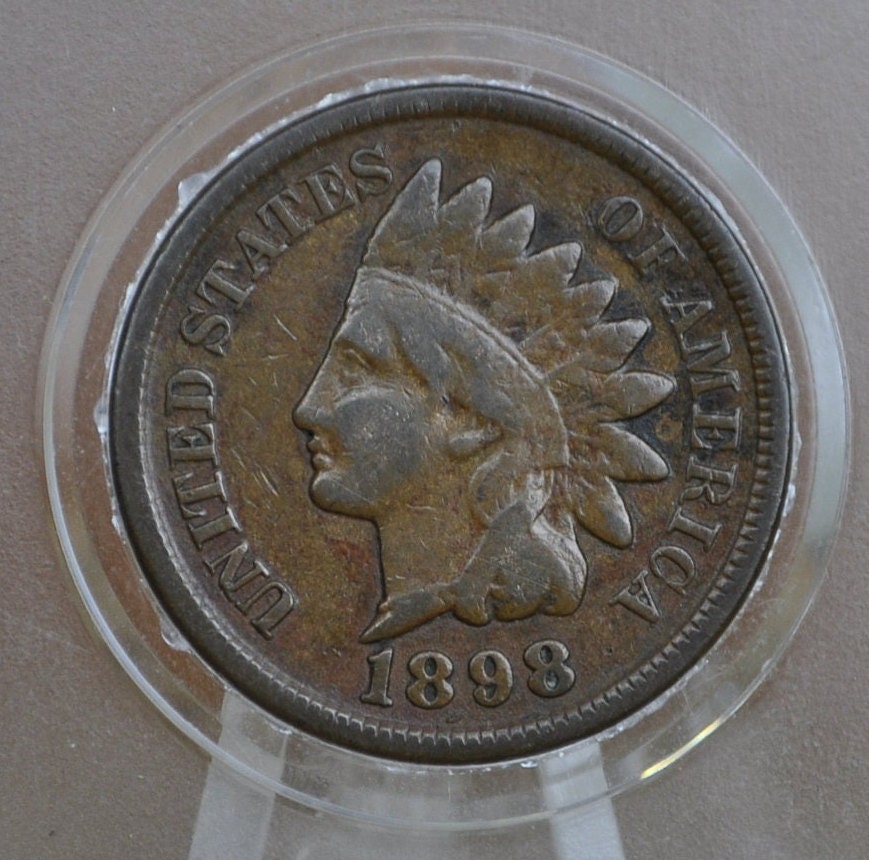 1898 Indian Head Penny - Choose by Grade / Condition - 1898 Indian Head Cent - 1898 Cent
