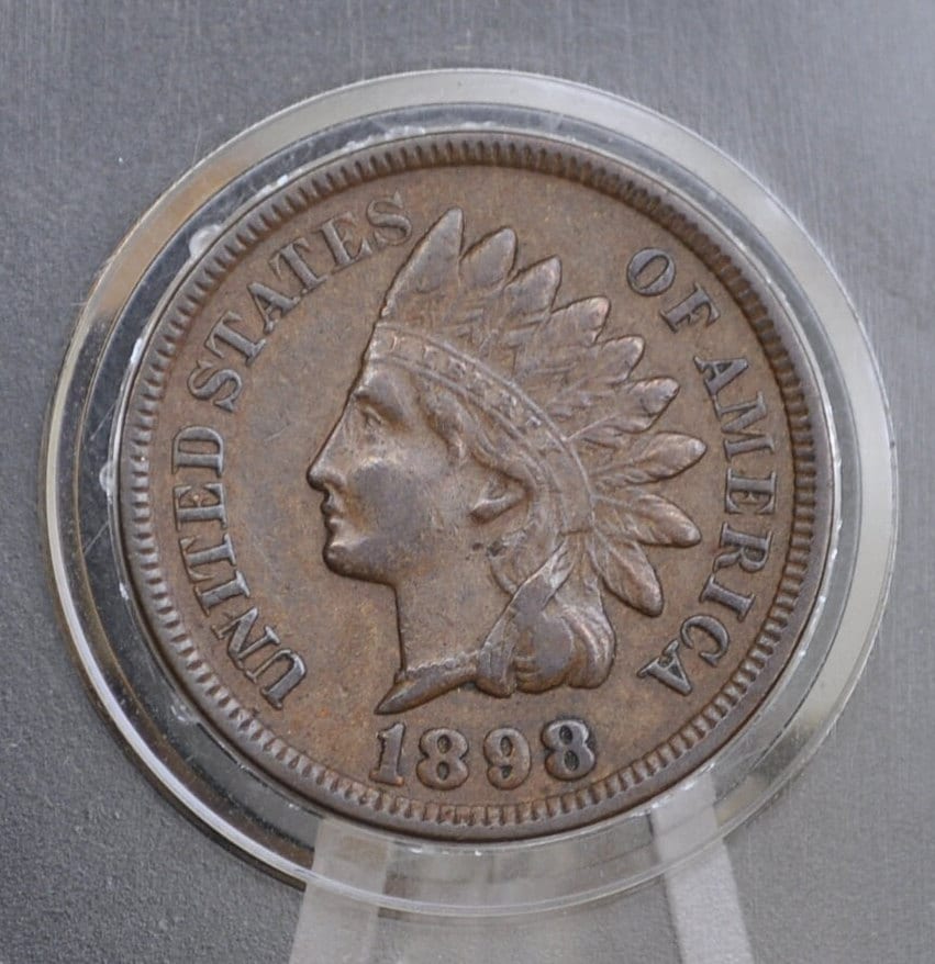 1898 Indian Head Penny - Choose by Grade / Condition - 1898 Indian Head Cent - 1898 Cent