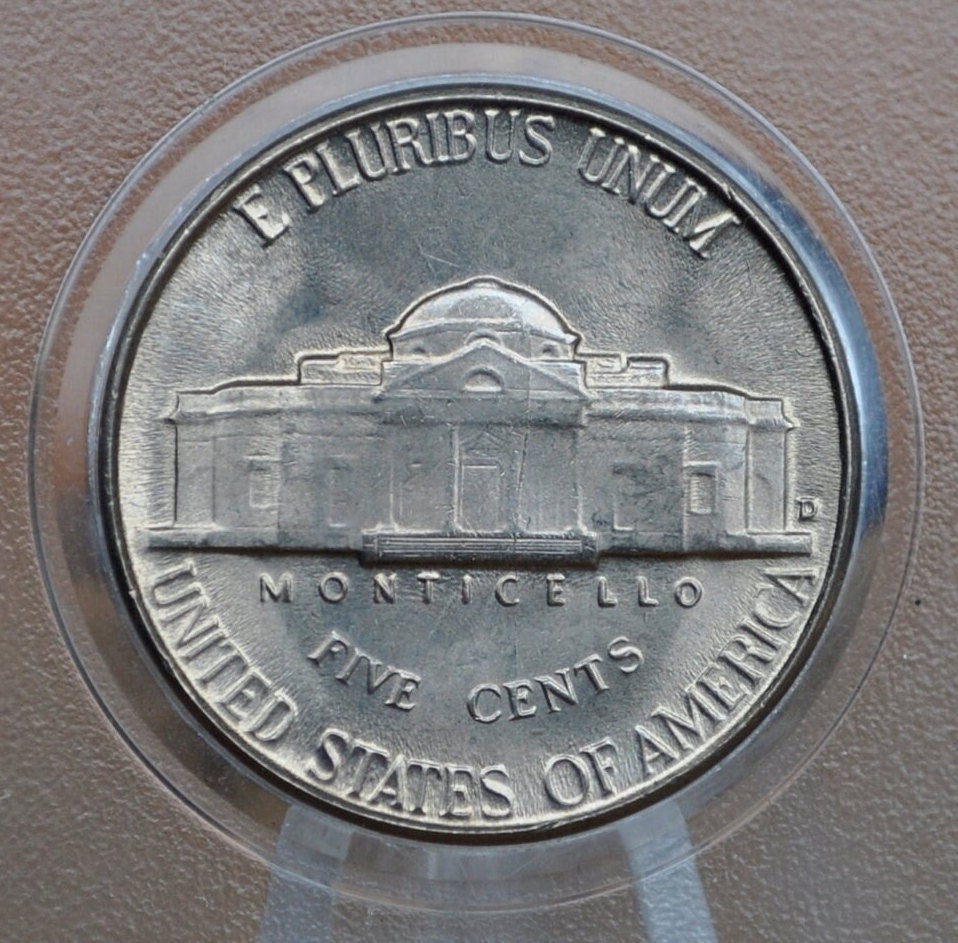 1956 P&D Jefferson Nickel - Choose by Grade and Mint - Denver Mint, Philadelphia Mint - 1956 Nickel