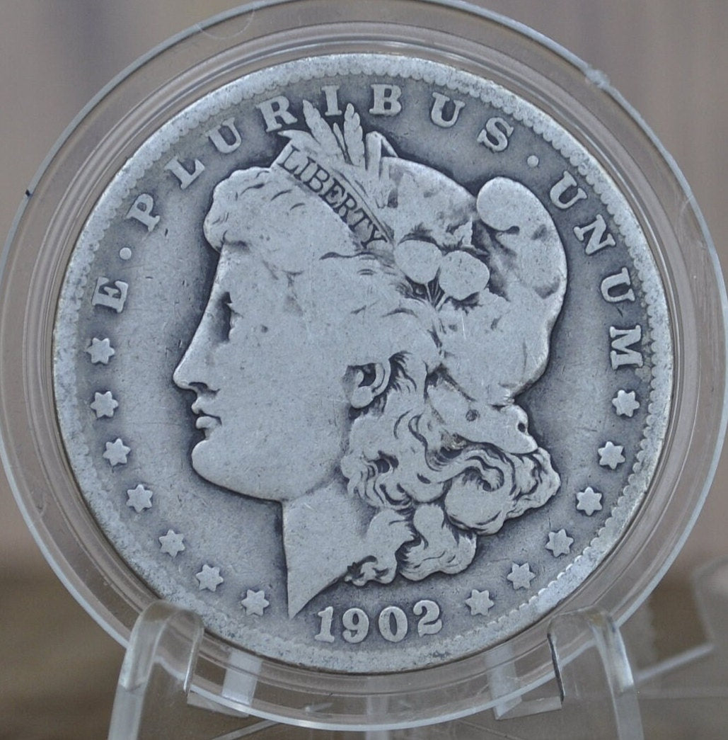 1902 Morgan Silver Dollar - Choose by Grade / Condition - 1902-P Morgan Dollar - 1902 Silver Dollar - No Mint Mark