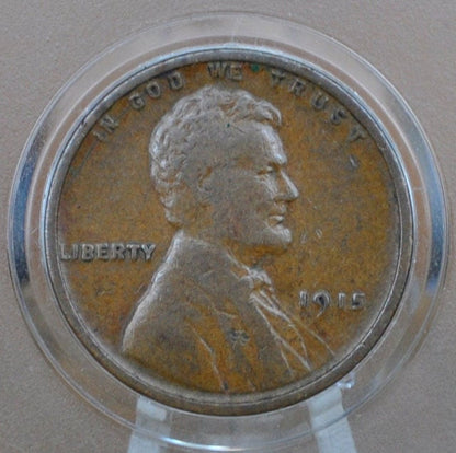 1915 Wheat Penny - Choose by Grade / Condition - Good Earlier Date - World War I Era Coin - 1915P Wheat Ear Cent - 1915-P Lincoln Cent