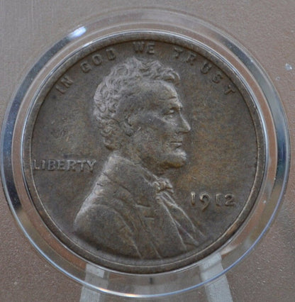 1912 P,D,S Wheat Penny - Choose by Mint and Grade - Lincoln Wheat Ear Cent - Semi Key Date - WWI Era Coin