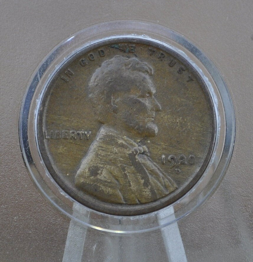 1920-D Wheat Penny - Choose by Grade - Denver Mint - 1920 D Wheat Ear Cent - Good Date and Mint