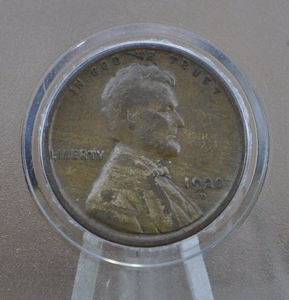 1920-D Wheat Penny - Choose by Grade - Denver Mint - 1920 D Wheat Ear Cent - Good Date and Mint