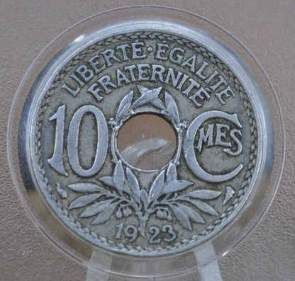 1917-1941 France 10 Centimes Coins - Choose by Date - Ten Centimes French 1910s, 1920s, 1930s, 1941 10 Cent France 10 Cent