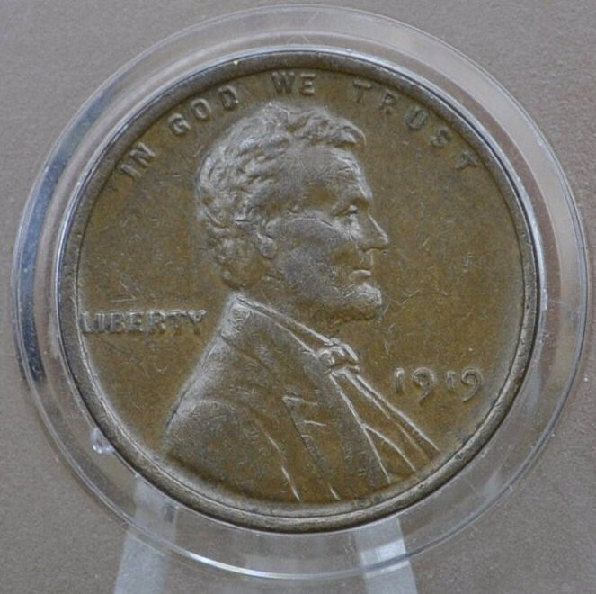 1919 Wheat Penny - Choose by Grade / Condition - 1919 P Wheat Ear Cent - Philadelphia Mint - WWI Era Coin - 1919 Lincoln Wheat Back 1919