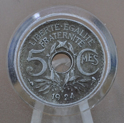 1917-1941 France 5 Centimes Coins - Choose by Date - Five Centimes French 1910s, 1920s, 1930s 5 Cent France 10 Cent
