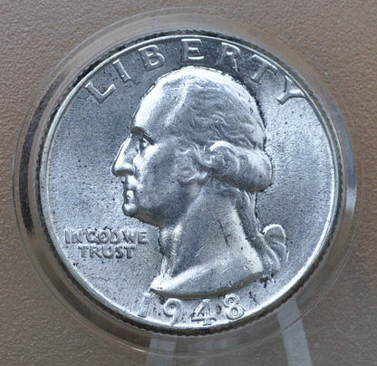 1948 PDS Washington Silver Quarter - San Francisco, Denver, Philadelphia Mints - 1948 Quarter 1948 D Washington 1948 S Silver Quarter