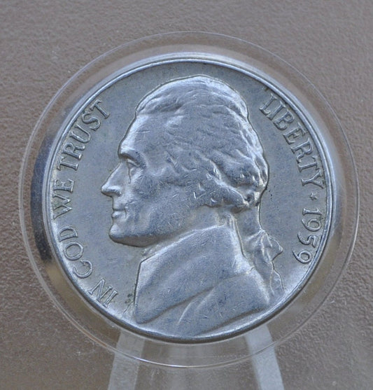 1959 P&D Jefferson Nickel - Denver Mint, Philadelphia Mint - 1959 D Jefferson Nickel 1959 P Jefferson Nickel - Choose by Mint