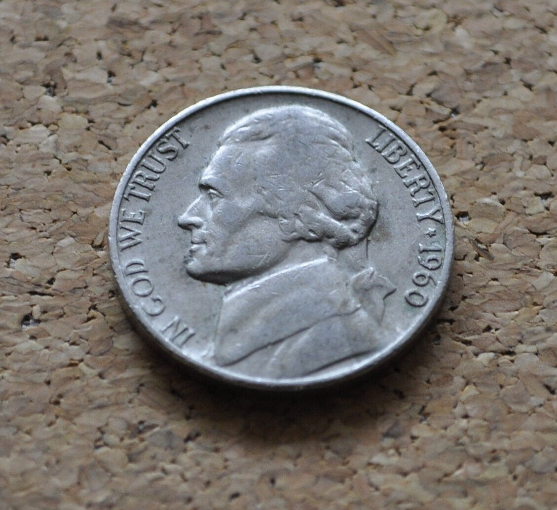 1960 P&D Jefferson Nickels - Great Condition - Denver Mint, Philadelphia Mint - Circulated and Uncirculated options