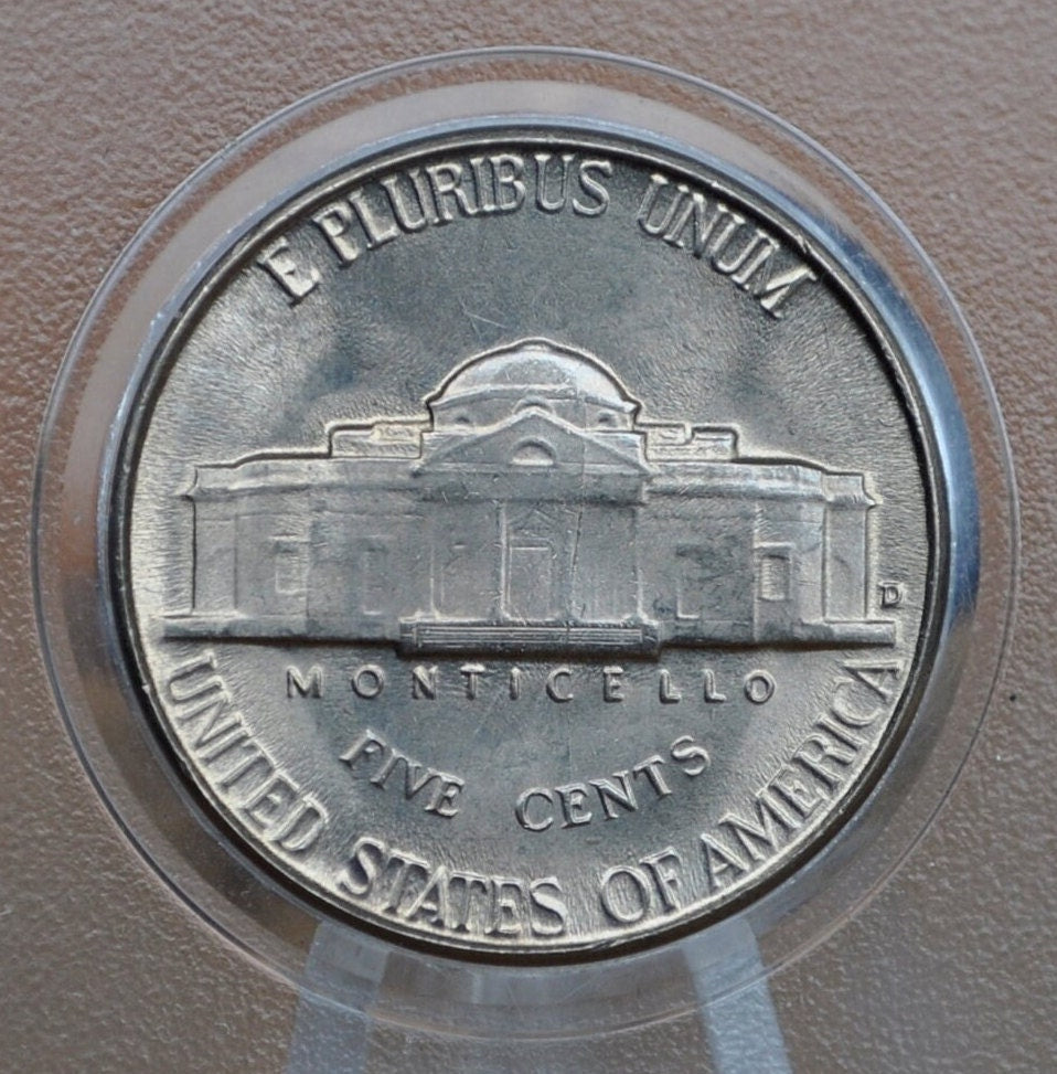 1962 P&D Jefferson Nickels - Choose by Mint and Grade - Denver and Philadelphia Mints - 1962 D Jefferson Nickel 1962 D Nickel