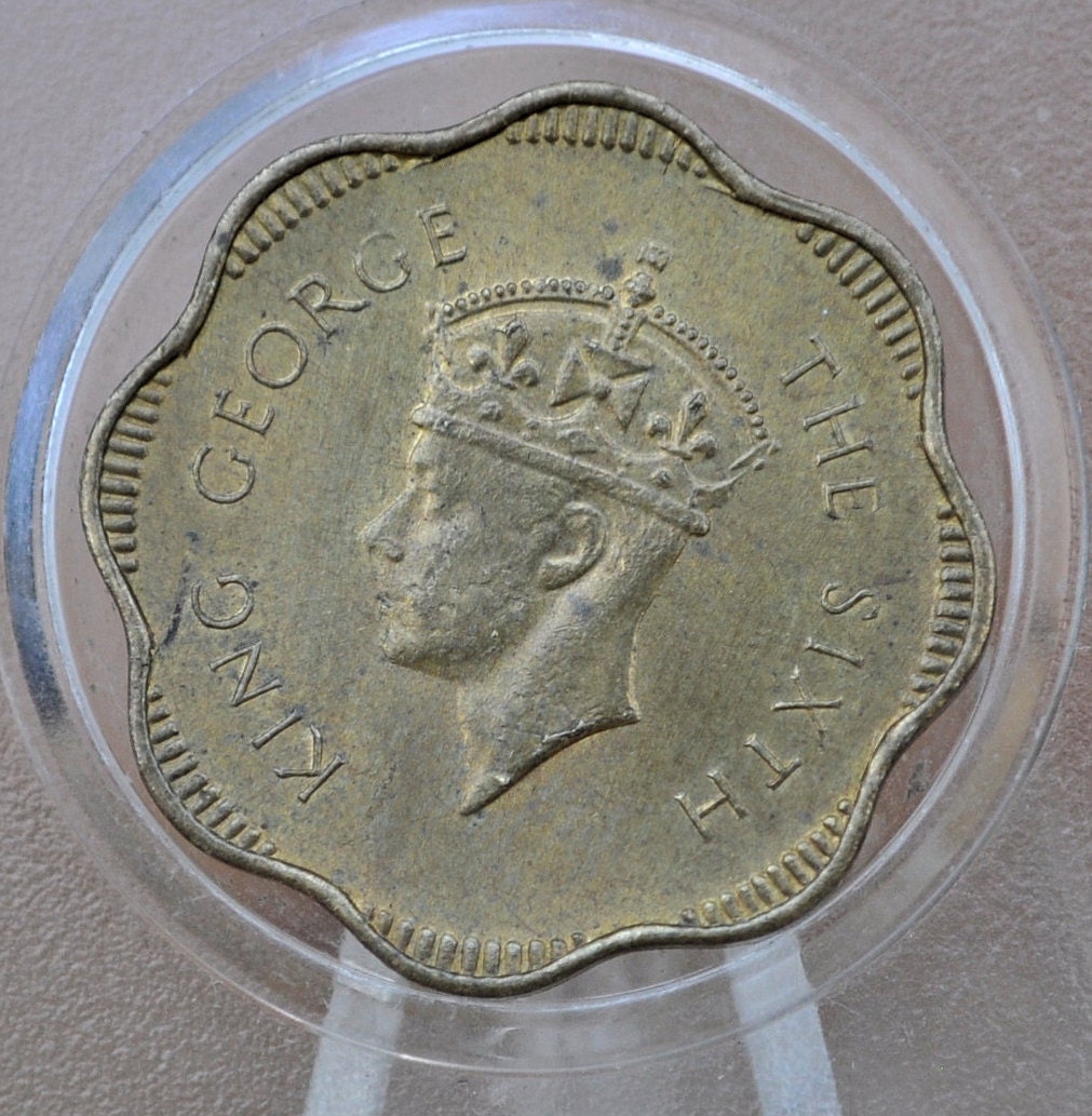 Ceylon Coins - Choose by Denomination and Year - King George - UK 2 Pence 1951 Sri Lanka - 2 Penny Coin 1951 UK Ceylon Sri Lanka