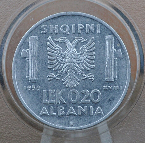 1939-1942 Italian 20 Cent Coin - Choose by Date - 1940 Italy Twenty Cent 1939 1942 20 Centesimi 1941 - Kingdom of Italy - XF-BU