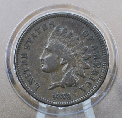 1873 Indian Head Penny - Choose by Grade / Condition - Good Date, Harder To Find - Indian Head Cent 1873 - Open 3 Variety