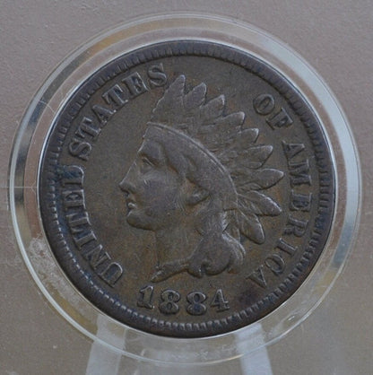 1884 Indian Head Penny - Choose by Grade / Condition - Better Date, High Grades - 1884 Indian Cent VF 1884 US One Cent