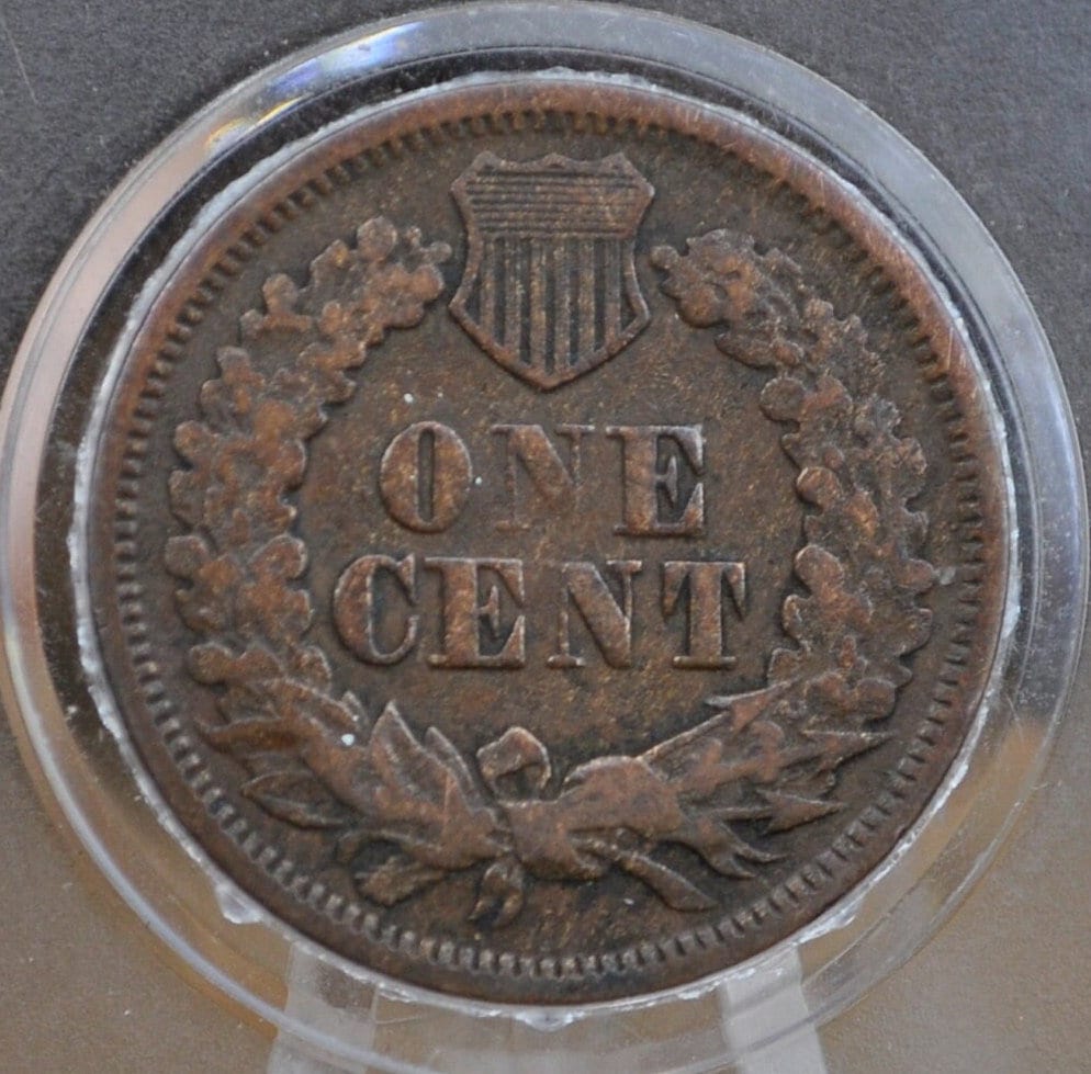 1868 Indian Head Penny - Choose by Grade / Condition, Choose by Grade - Rarer Date - Civil War Era Coin - 1868 Cent