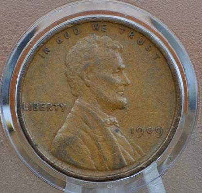 1909 Lincoln Wheat Penny - VF-MS63 (Very to Fine to Unc.) Grade / Condition - Philadelphia Mint - First Year Minted - 1909 P Wheat Cent 1909