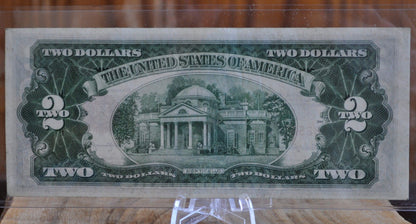 1953 Red Seal 2 Dollar Bill - ALL GRADES - Choose By Grade - 1953 Two Dollar United States Note 1953