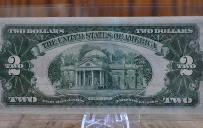 1953 Red Seal 2 Dollar Bill - ALL GRADES - Choose By Grade - 1953 Two Dollar United States Note 1953