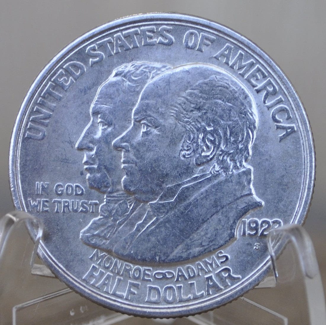 Authentic 1923S Monroe Doctrine Centennial Half Dollar - Choose by Grade - 1923 Monroe Silver Commemorative Half Dollar 1923 S