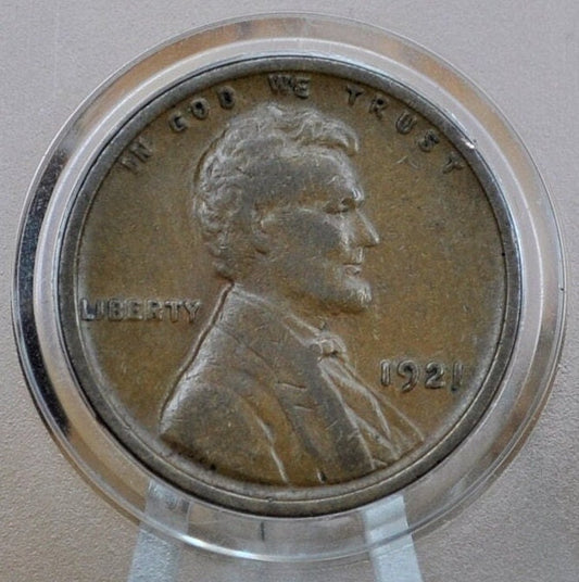 1921 Wheat Penny - 1921 P Wheat Penny - F-VF (Fine to Very Fine) Grade / Condition - 1921 Penny - 1921 Cent - 1921 Lincoln Cent