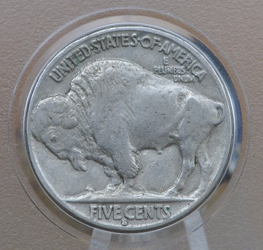 1937-S Buffalo Nickel - Vf-Xf (Very To Extremely Fine) Grades; Chose By Grade - San Francisco Mint - Indian Head Nickel 1937 S Nickel