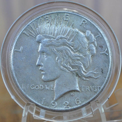 1926 Peace Silver Dollar - XF-AU Choose by Grade - Philadelphia Mint - 1926 P Silver Dollar 1926 P Peace Dollar, Better Date