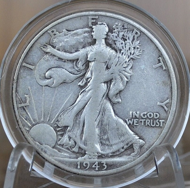 1943-D Walking Liberty Silver Half Dollar - Choose by Grade / Condition - Denver Mint - 1943D, 1943 D WLH