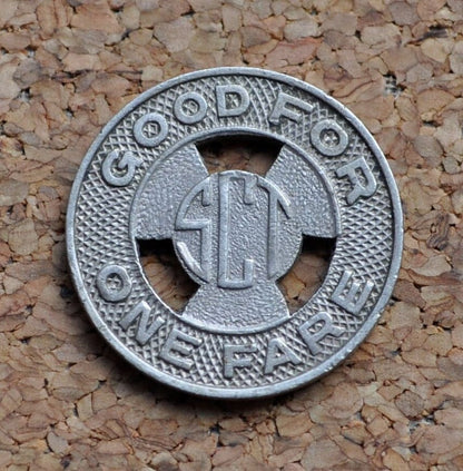 Sioux City Iowa Transit Token - Iowa Token - Good For One Fare - Vintage Sioux City Token - Iowa Bus Tokens