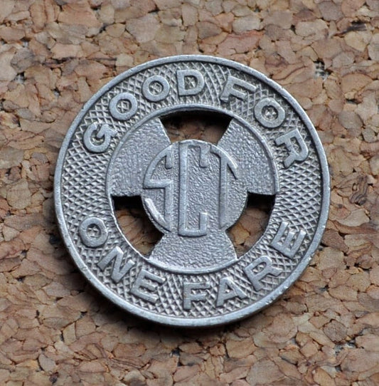 Sioux City Iowa Transit Token - Iowa Token - Good For One Fare - Vintage Sioux City Token - Iowa Bus Tokens