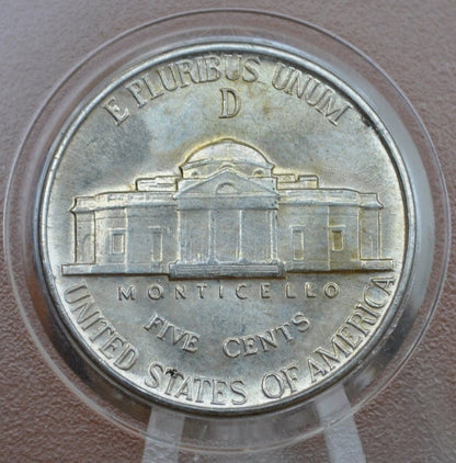 1943-1945 Silver War Nickels - Pds, Choose By Date, Mint Mark & Grade - 35% Silver War Nickels 1943 P 1944 D 1945 S Jefferson Silver Wwii