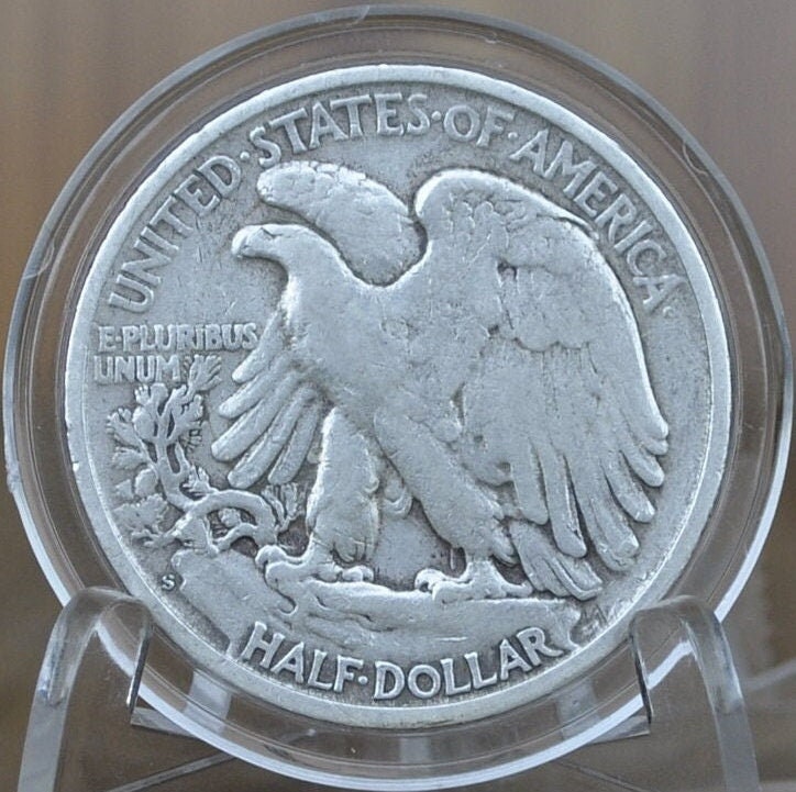 1945-S Walking Liberty Silver Half Dollar - Choose by Grade - San Francisco Mint - WWII Era - 1945S Half Dollar / 1945 S